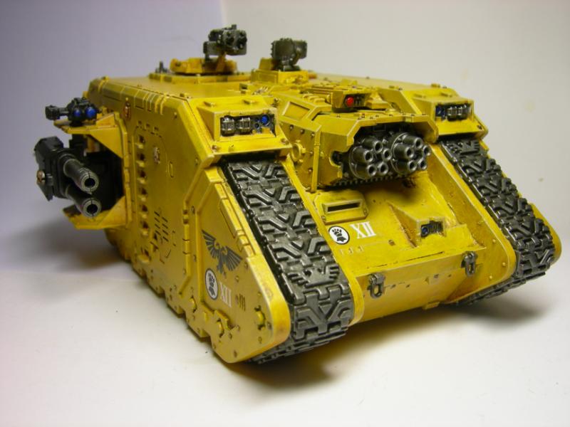 Imperial Fists Land Raider Space Marines Vulcan Mega Bolter Land